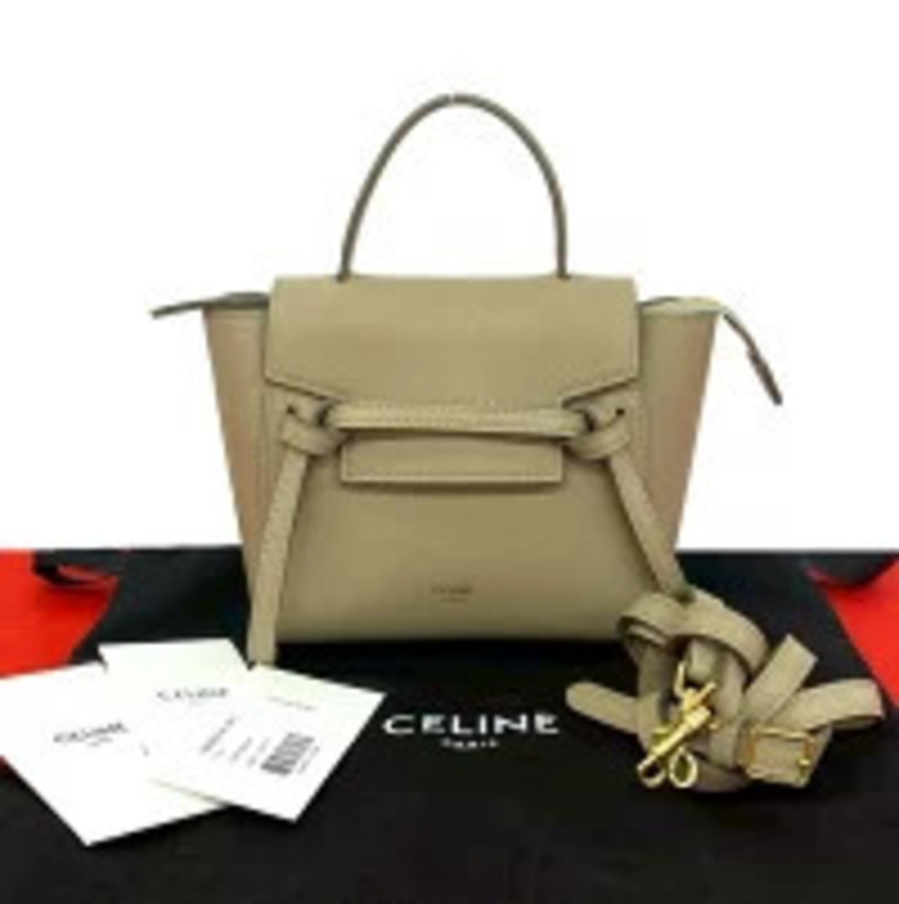Celine Belt Body Waist Crossbody Pico Leather Handbag Shoulder Pouch Clutch